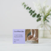 MassageHände Foto Terminkarte (Stehend Vorderseite)