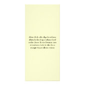 Massagehände ziehen an sich zurück werbekarte (Hinten)