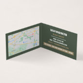 Massagelogo, Massagetherapeut, Loyalität des Saale Visitenkarten (Innenseite)