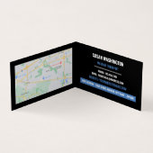 Massagelogo, Massagetherapeut, Loyalität des Saale Visitenkarten (Innenseite)