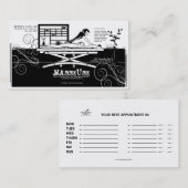 Massageraum/Therapeut/Masseuse-Visitenkarte Terminkarte (Vorne/Hinten)