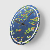 Massageräume Runde Wanduhr (Winkel)