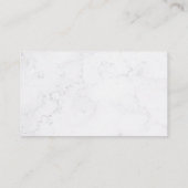 Massagesitzung | Aquarell Artistic Gray Visitenkarte (Rückseite)