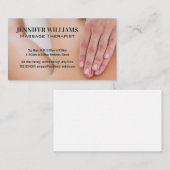 Massagesitzung | Handmassage Visitenkarte (Vorne/Hinten)