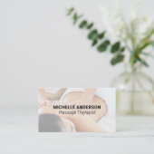 Massagesitzung Visitenkarte (Stehend Vorderseite)