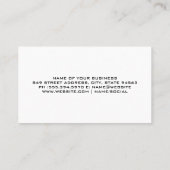 Massagesitzung Visitenkarte (Rückseite)