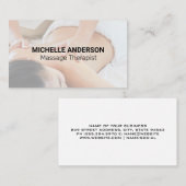 Massagesitzung Visitenkarte (Vorne/Hinten)