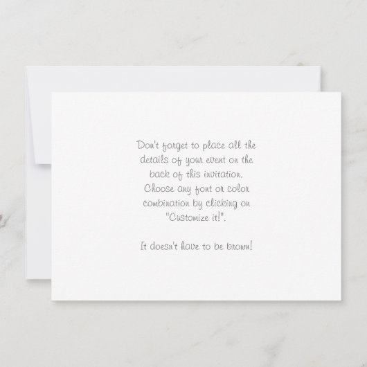 Massagesteine und Holz Einladung (Rückseite)