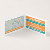 Massagesymbole, Massagetherapeut, Loyalität des Sa Visitenkarten (Innenseite)