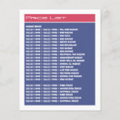 Massagesymbole, Massagetherapie, Massageraum Flyer (Hinten)