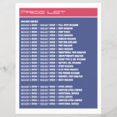 Massagesymbole, Massagetherapie, Massageraum Flyer (Hinten)