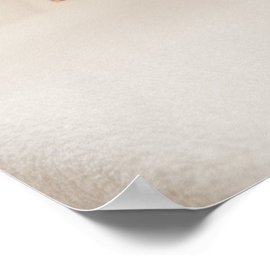 Massagetherapeut bei Fußmassage 2 Poster (Ecke)