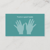 Massagetherapeut Berufliche Terminkarte (Rückseite)