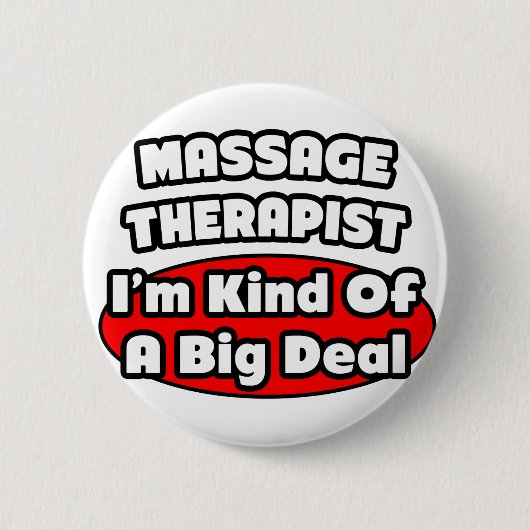 Massagetherapeut...Big Deal Button (Vorderseite)
