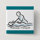 Massagetherapeut Button (Vorderseite)