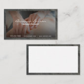 Massagetherapeut | Chiropraktiker Visitenkarte (Vorne/Hinten)