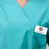 Massagetherapeut Custom Foto Namenschild