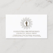 Massagetherapeut Energie Heilung Visitenkarte (Vorderseite)