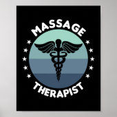 Massagetherapeut Gesundheit Poster (Vorne)