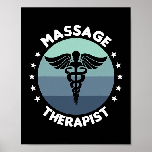 Massagetherapeut Gesundheit Poster (Vorne)