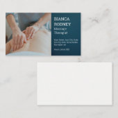 Massagetherapeut | Gesundheit und Wellness Visitenkarte (Vorne/Hinten)