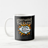 Massagetherapeut Hero Job Kaffeetasse (Links)