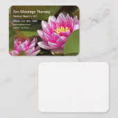 Massagetherapeut in Großformat Visitenkarte (Vorne/Hinten)