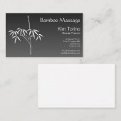 Massagetherapeut Japanisch Bamboo Gradient Visitenkarte (Vorne/Hinten)