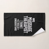 Massagetherapeut Job Title Gift Handtuch (Handtuch)