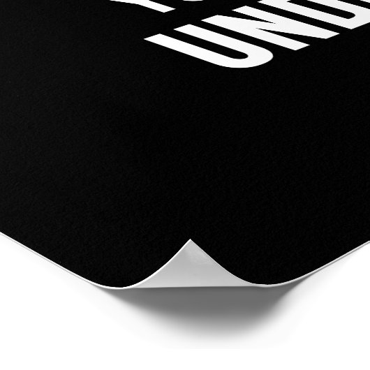 Massagetherapeut Job Title Gift Poster (Ecke)