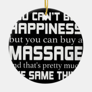 Massagetherapeut Keramik Ornament