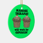 Massagetherapeut Keramikornament (Rechts)
