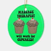 Massagetherapeut Keramikornament (Links)