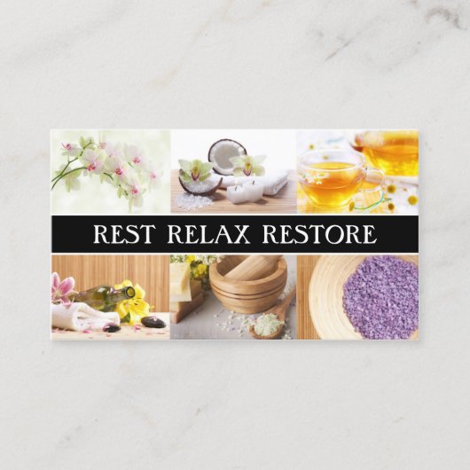 Massagetherapeut Körper Heilung Chiropraktor Visitenkarte (Vorderseite)