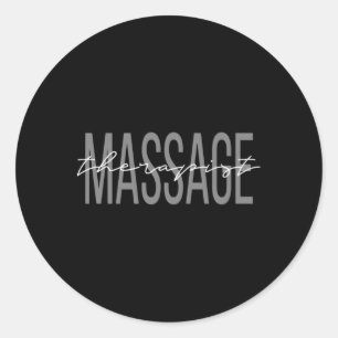 Massagetherapeut Lmt Massage Therapist Runder Aufkleber