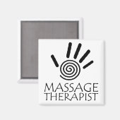 Massagetherapeut Magnet (Vorderseite/Rückseite)