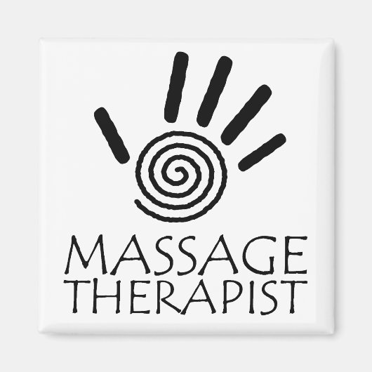 Massagetherapeut Magnet (Vorne)