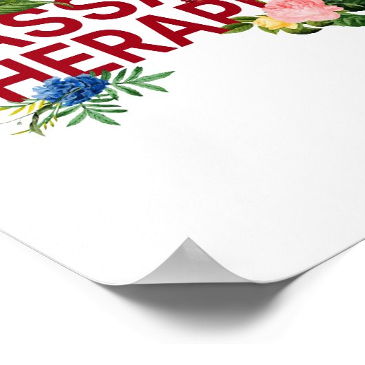 Massagetherapeut Massage Massage Massage Massage Poster (Ecke)