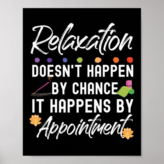 Massagetherapeut Massage Therapie Entspannung Poster (Vorne)