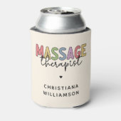 Massagetherapeut | Massagetherapeutika Geschenke Dosenkühler (Kanne Rückseite)