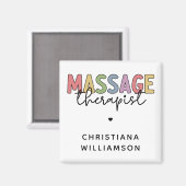 Massagetherapeut | Massagetherapeutika Geschenke Magnet (Vorderseite/Rückseite)