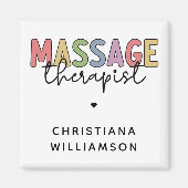 Massagetherapeut | Massagetherapeutika Geschenke Magnet (Vorne)