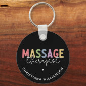 Massagetherapeut | Massagetherapeutika Geschenke Schlüsselanhänger (Vorderseite)