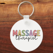 Massagetherapeut | Massagetherapeutika Geschenke Schlüsselanhänger (Vorderseite)