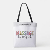 Massagetherapeut | Massagetherapeutika Geschenke Tasche (Rückseite)