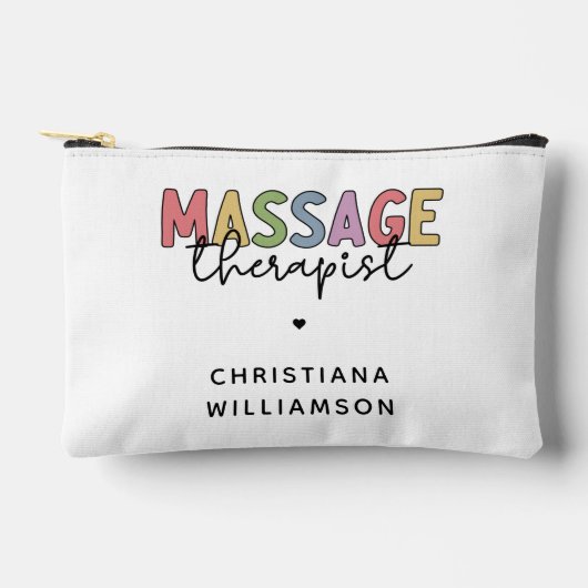 Massagetherapeut | Massagetherapeutika Geschenke Zubehörtasche (Vorderseite)