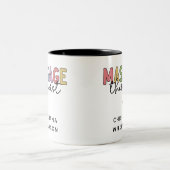 Massagetherapeut | Massagetherapeutika Geschenke Zweifarbige Tasse (Mittel)