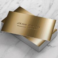 Massagetherapeut Metal Bronze
