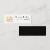 Massagetherapeut Mini Visitenkarte (Vorne/Hinten)