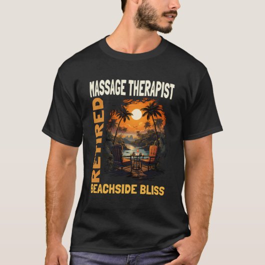 Massagetherapeut mit Ruhestand T-Shirt (Vorderseite)